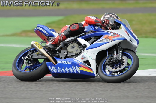 2008-05-11 Monza 2896 Suzuki GSX R European Cup - Timo Gieseler